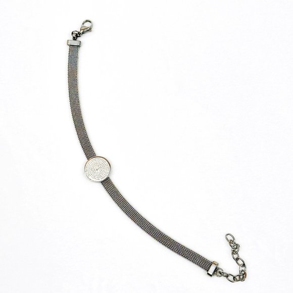 Our Father Prayer Mesh Band Bracelet - Picture 3 of 7